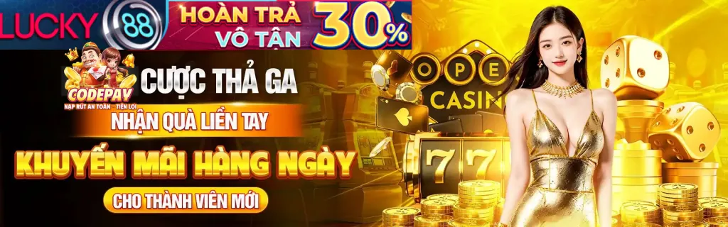 Tiền thưởng chào mừng 100% nạp lần đầu